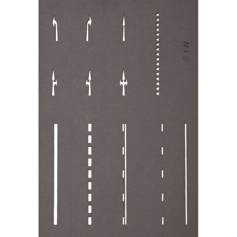 Noch 34240 Útburkolati jelzés sablon