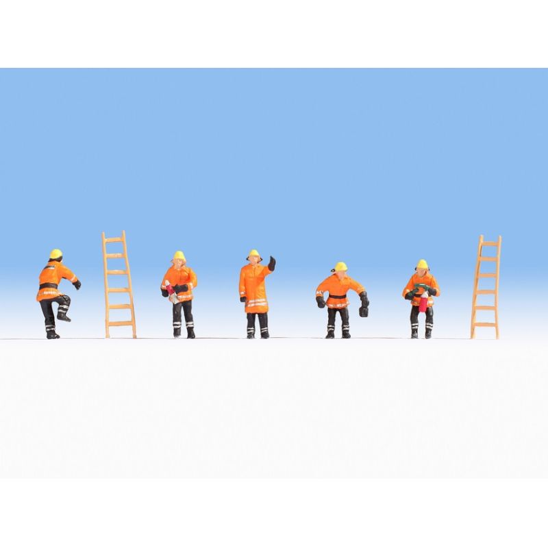 NOCH 36022 Feuerwehr (orange Schutzanzüge)