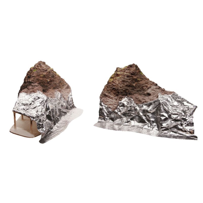 Noch 60833 Terepépítő papír drótmerevítéssel, drótpapír, 100 x 75 cm