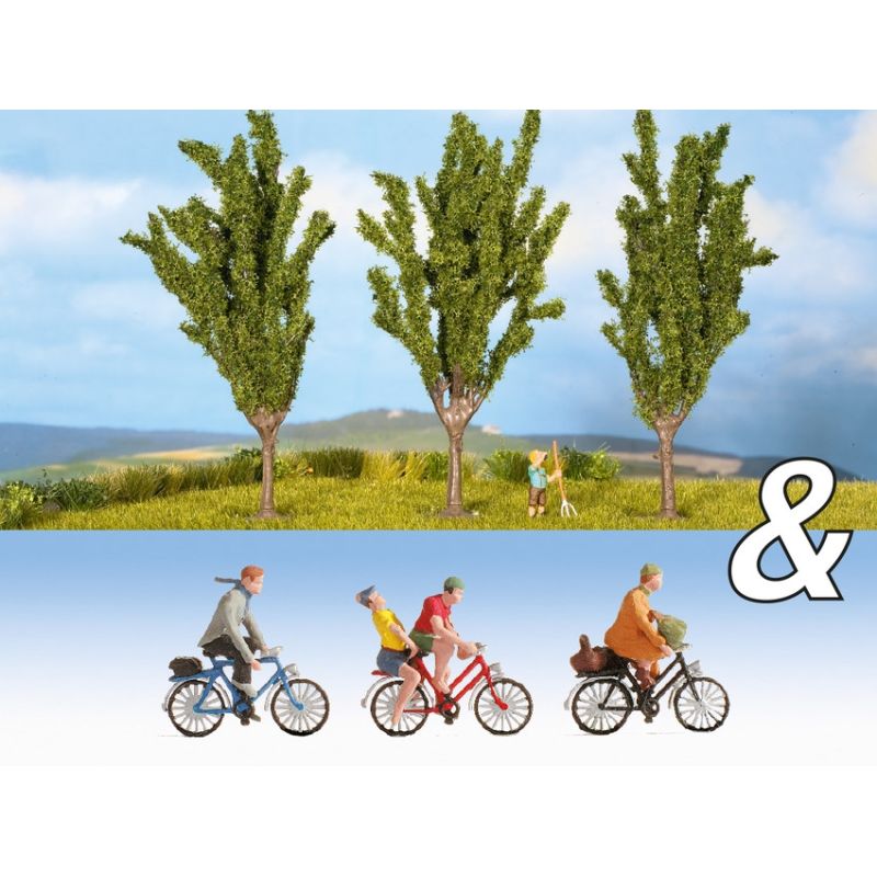 Noch 94013 Nyárfák kerékpárosokkal