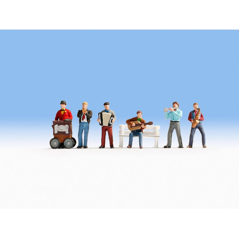 Noch 12955 Utcazenészek, figurák hangmodullal és hangszóróval