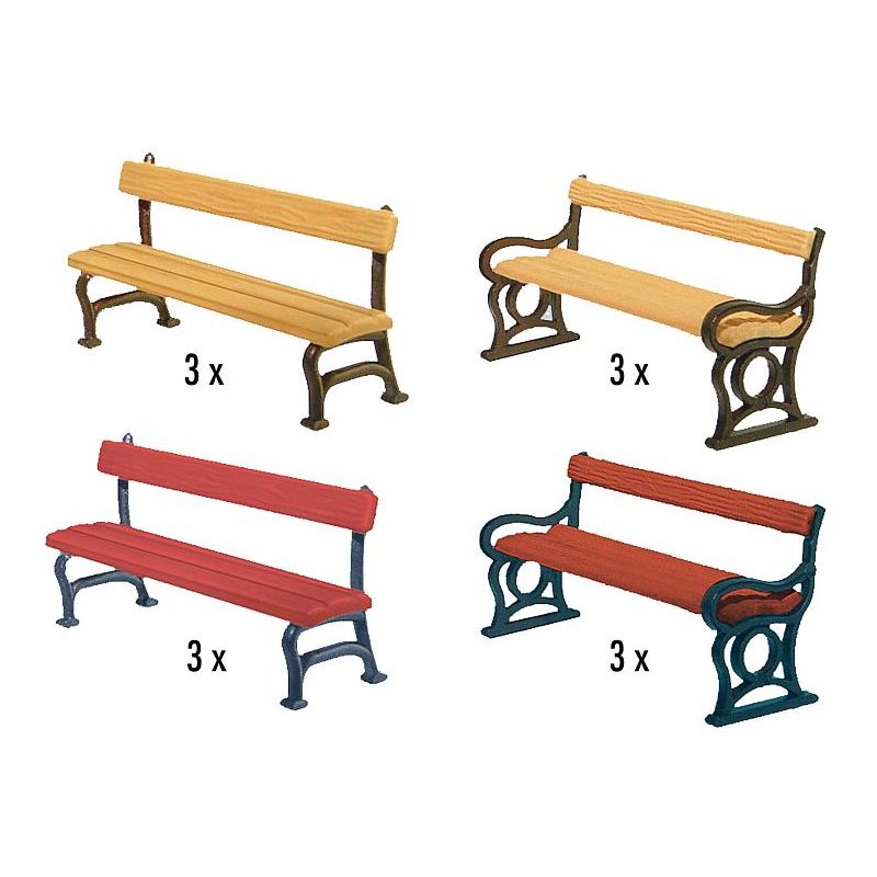 Faller 180443 Parki padok, 12 db