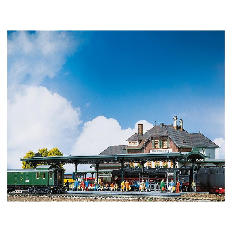 Faller 120181 Fedett vasúti peron