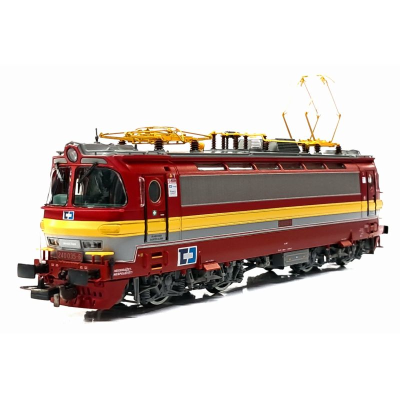 PIKO 21743 Villanymozdony, Rh 240 035-6, Laminátka, CD Cargo VI