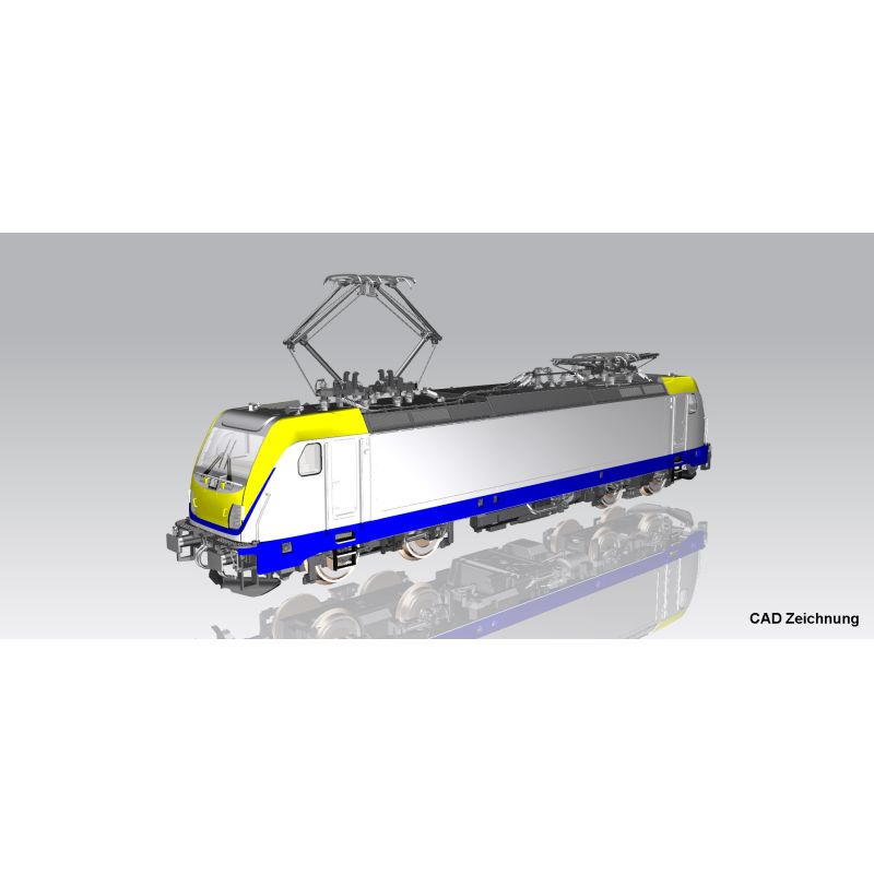 PIKO 21798 Villanymozdony, TRAXX3, BR 187, SNCB VI, hangdekóderrel