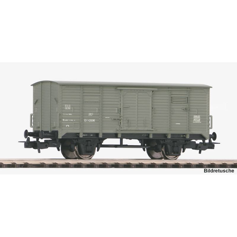 PIKO 24554 Zárt teherkocsi, vasúti műhelykocsi, ex G02, PKP V