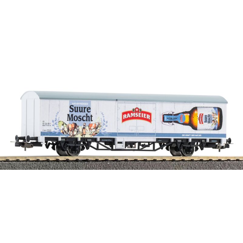 PIKO 27746 Zárt teherkocsi, hűtőkocsi, Starke Marken Ramseier, BLS VI