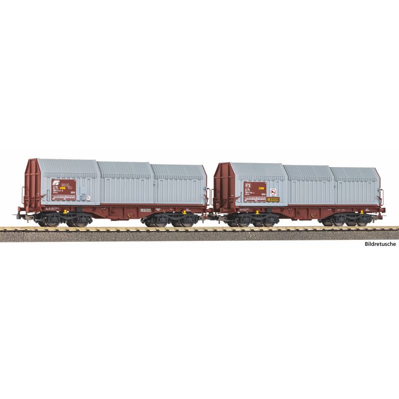 PIKO 28308 2er Set Teleskophaubenwg. FS IV