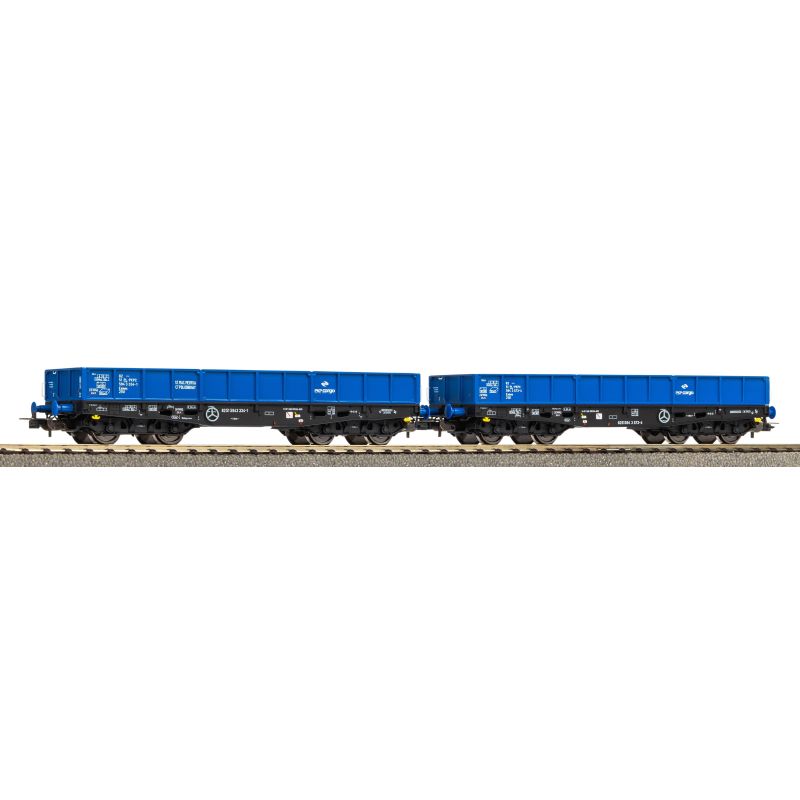 PIKO 28313 Nyitott teherkocsi készlet, Eamos, 401Zb, PKP Cargo VI