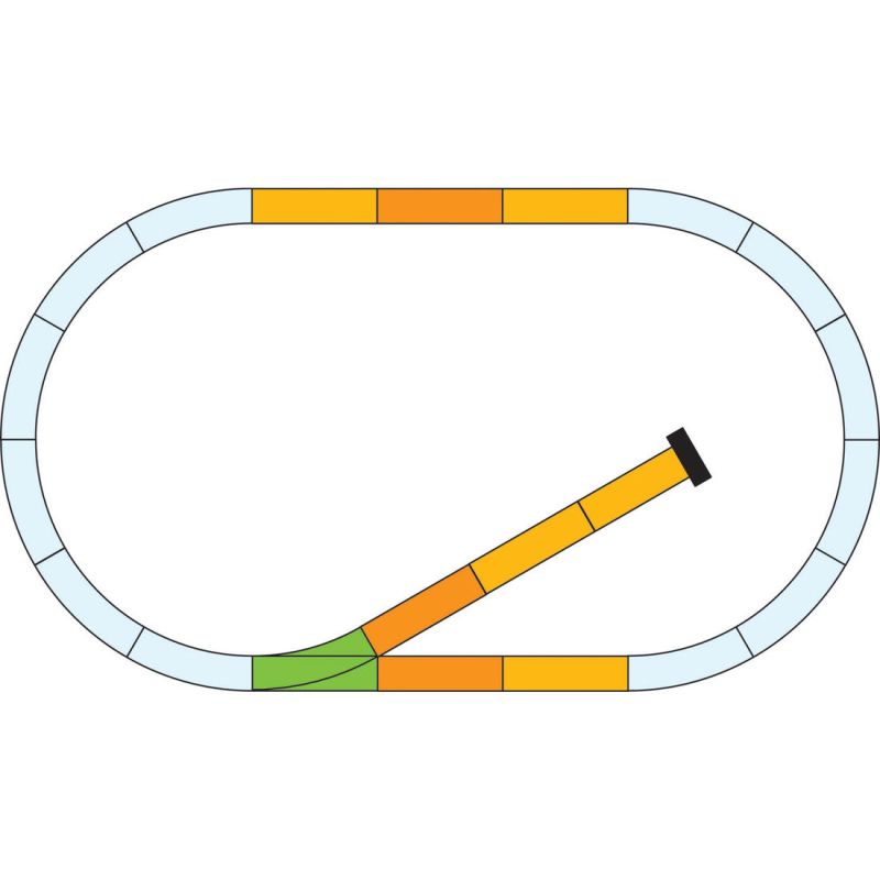 Piko 35301 Sínszett vakvágány G kerti vasút