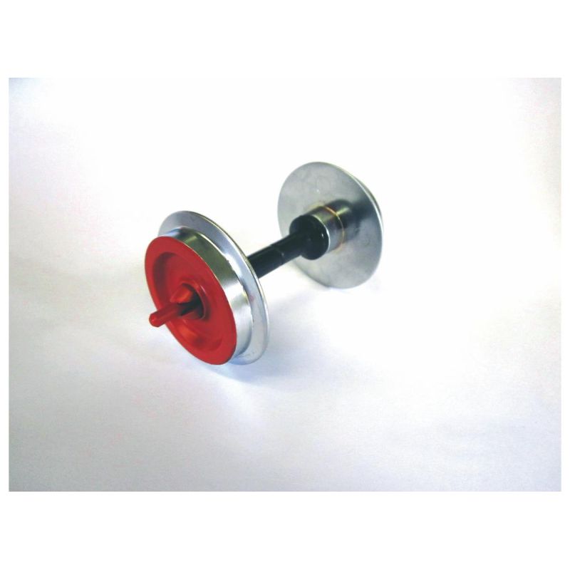 Piko 36166 G-Radsatz 30mm Wagen 2 St. (rot, Metall verchromt)