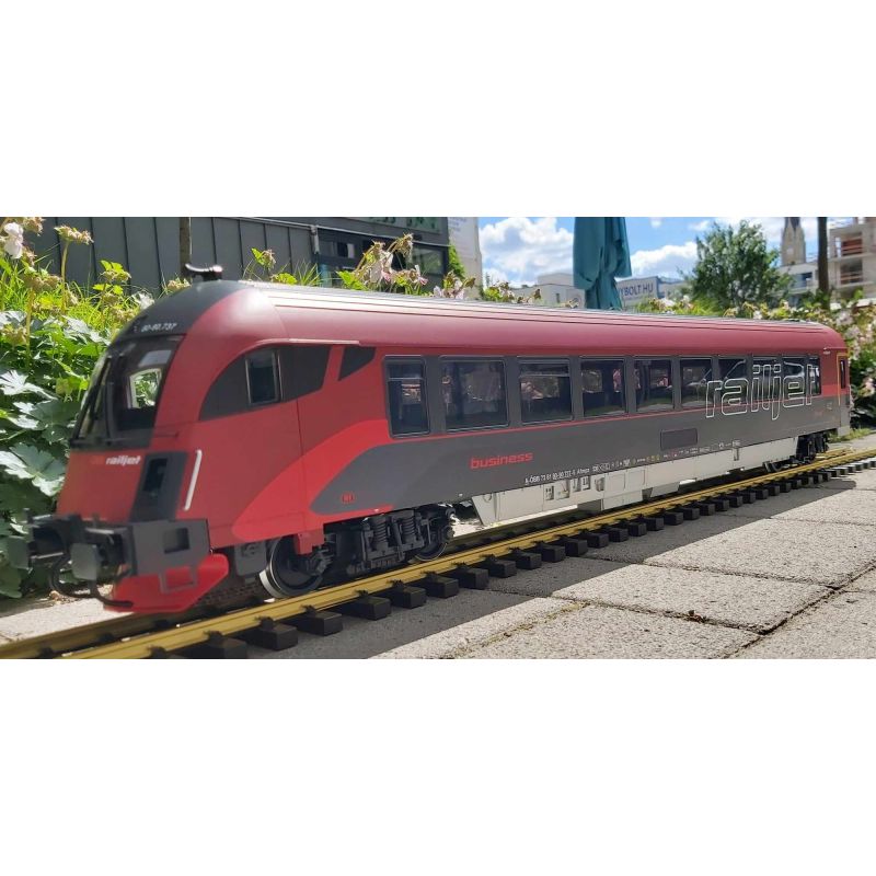 PIKO 37675 Vezérlőkocsi, 1.o., Afmpz, Railjet, ÖBB VI