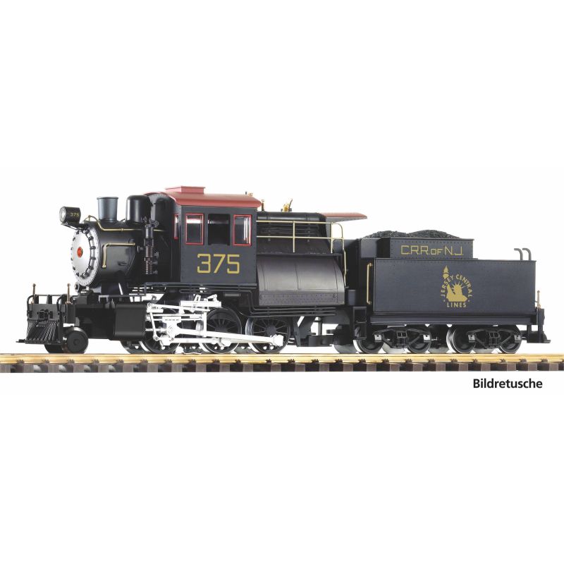 PIKO 38280 G-US gőzmozdony mit Tender Camelback CNJ R/C, inkl. PIKO Sound-Decoder