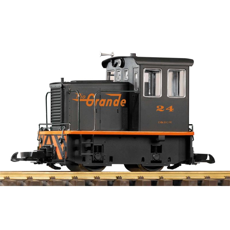 PIKO 38513 Dízelmozdony,  GE 25-Ton, Rio Grande, RC-kivitel, hangdekóderrel