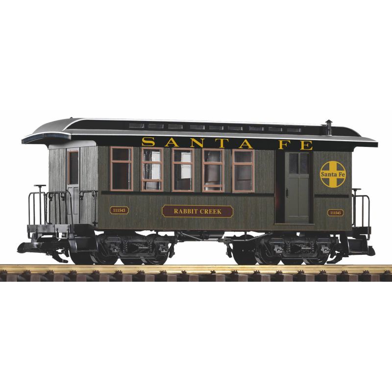 PIKO 38665 Személykocsi poggyászszakasszal, Rabbit Creek, Santa Fe