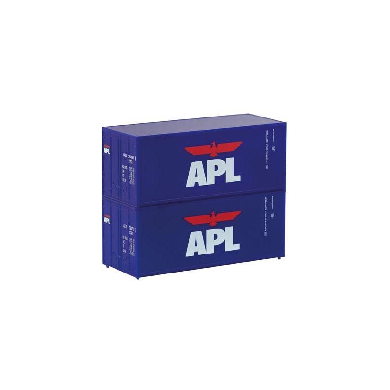 Piko 46102 2er Set 20' Container APL