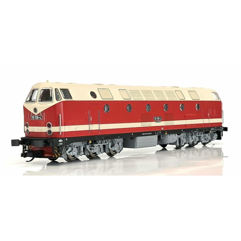 PIKO 47351 Dízelmozdony, BR 119 158-4, alsólámpás, Museum, DB AG VI