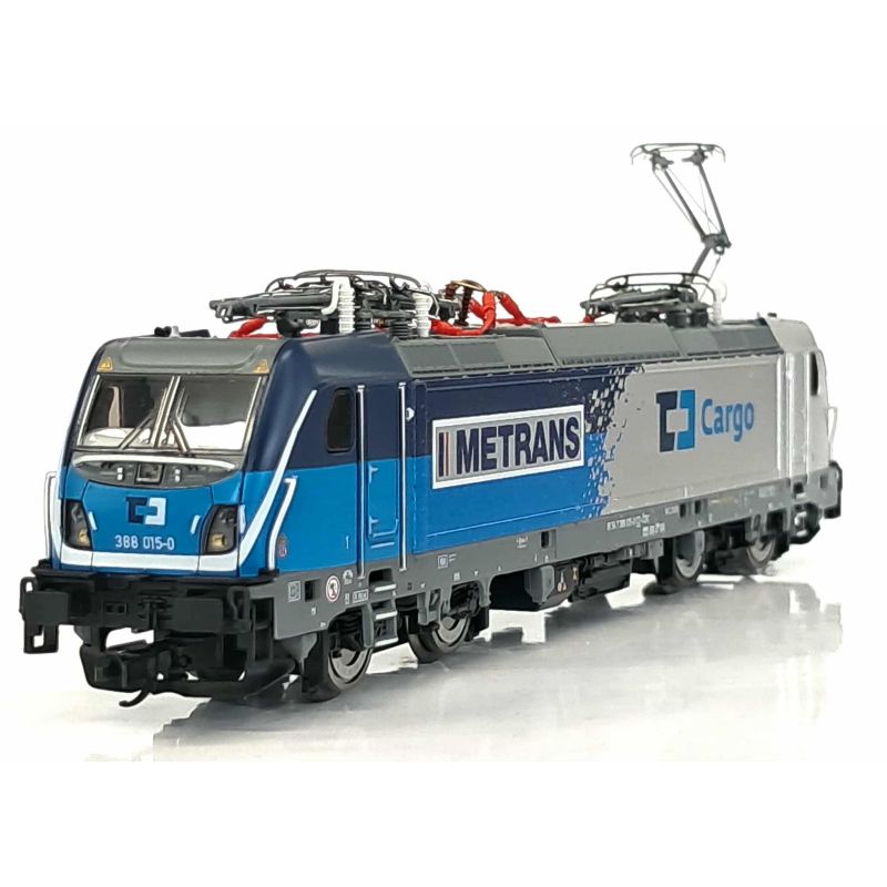 PIKO 47809 Villanymozdony, Metrans, BR 388 015-0, CD Cargo VI, hangdekóderrel