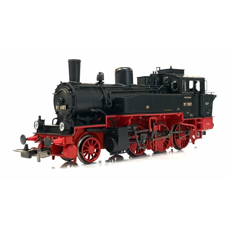 PIKO 50744 Gőzmozdony, BR 91 1001, DRG II, hangdekóderrel