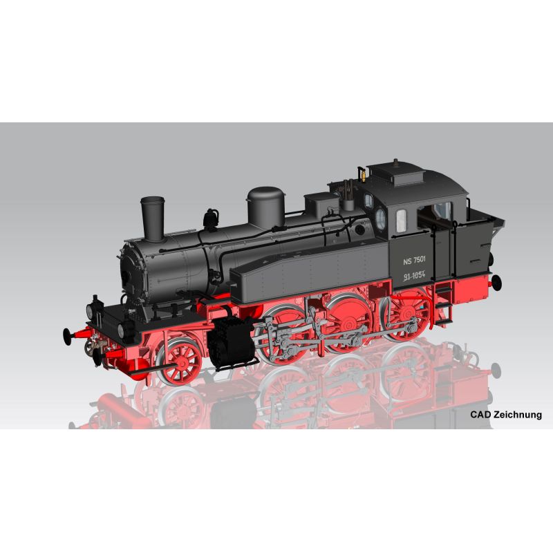 PIKO 50748 ~gőzmozdony/Sound RH 75 ex BR 91 NS III + PluX16 Dec.