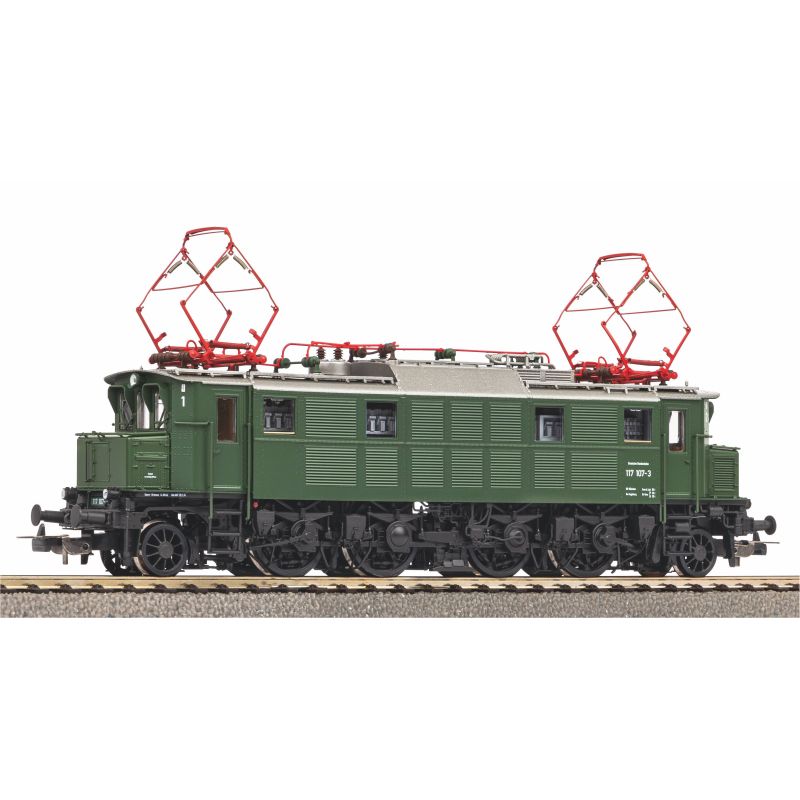 PIKO 51498 Villanymozdony, BR 117 107-3, DB IV, hangdekóderrel