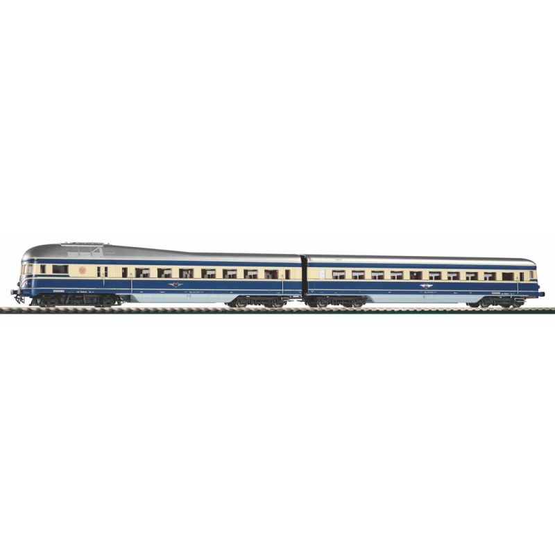 PIKO 52072 dízel motorvonat Blauer Blitz 2tlg. ÖBB III + DSS PluX22