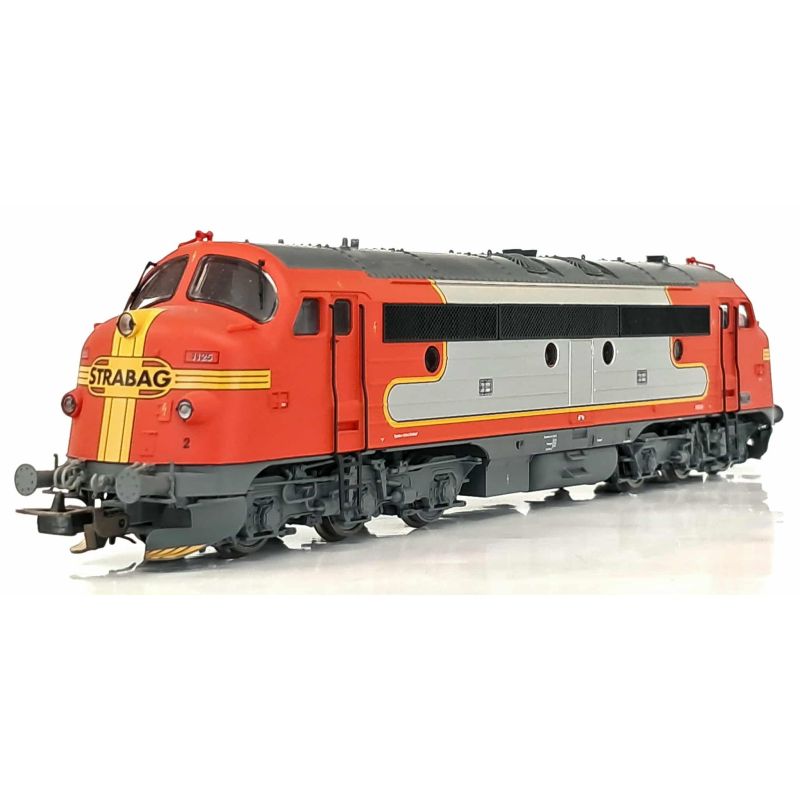 PIKO 52491 Dízelmozdony, My 1225, NoHAB, Strabag V, hangdekóderrel