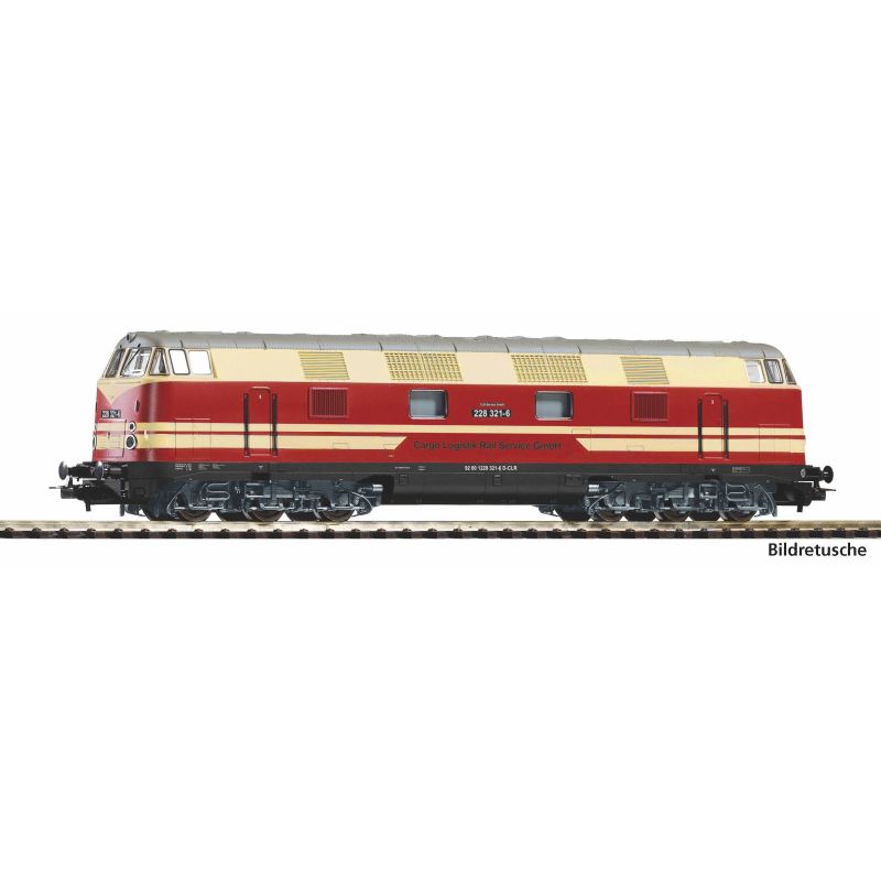 PIKO 52718 Dízelmozdony/Sound BR 228 Cargo Logistic Rail VI + 8pol. Dec.