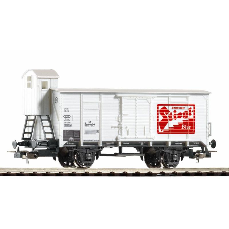 PIKO 54488 Sörszállító zárt teherkocsi fékházzal G02, Stiegl Bier, ÖBB III
