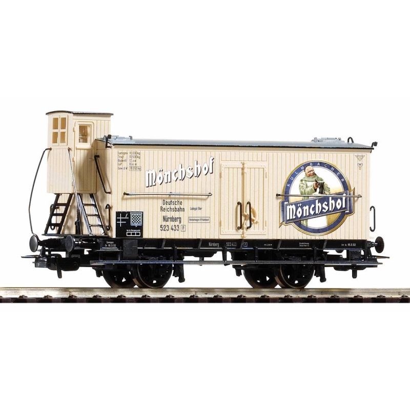 PIKO 54613 Sörszállító kocsi fékházzal, Mönchshof, DRG II