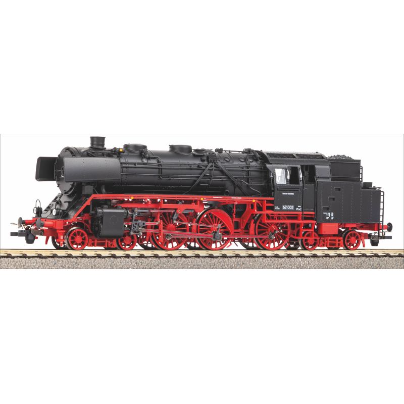 PIKO 55924 Gőzmozdony, BR 62 002, DB III, hangdekóderrel, füstgenerátorral, digitális kuplunggal