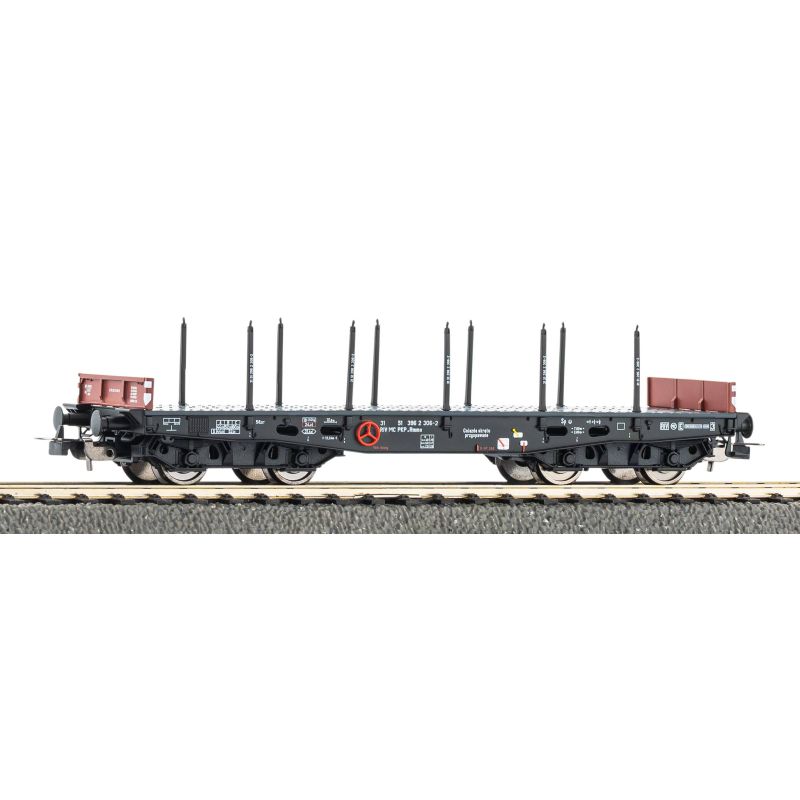 PIKO 58421 Pőrekocsi rakoncákkal, Rmms, 401Ze, PKP IV
