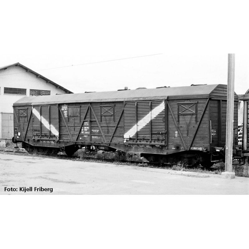 PIKO 58473 Nagy rakterű zárt teherkocsi, Gags, 401Ka, PKP IV