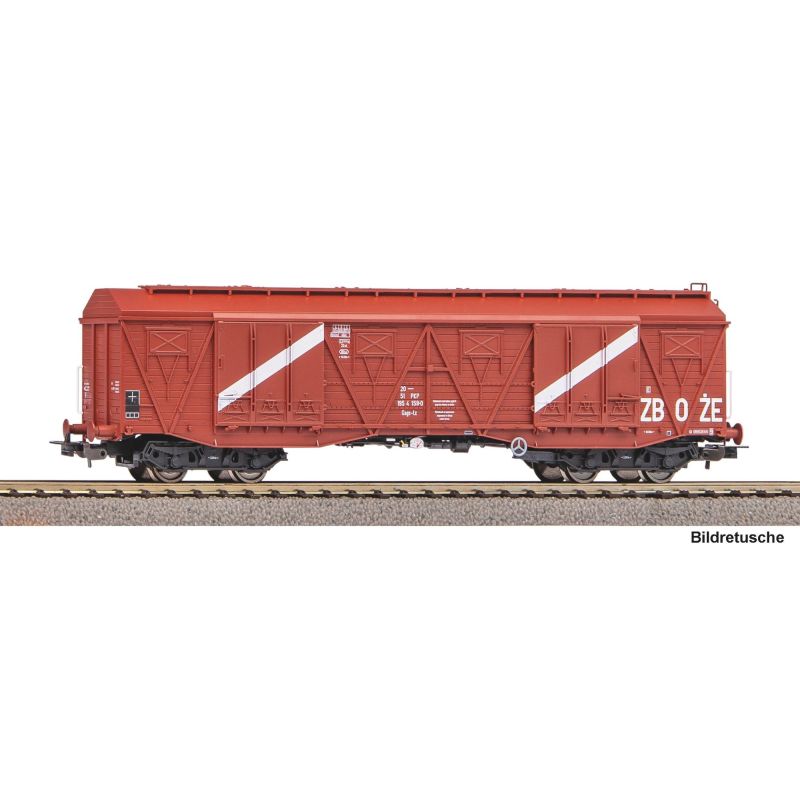 PIKO 58477 4-achs. zárt teherkocsi 401Ka PKP IV