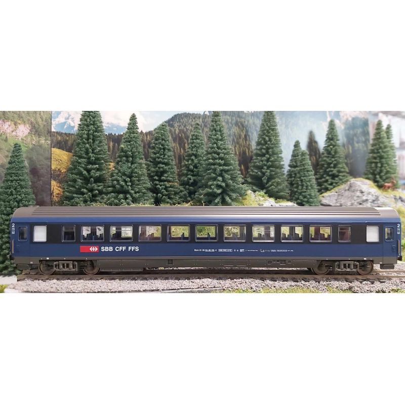 PIKO 58683 Fekvőhelyes (kusett) kocsi, 2.o., Bcm, SBB V