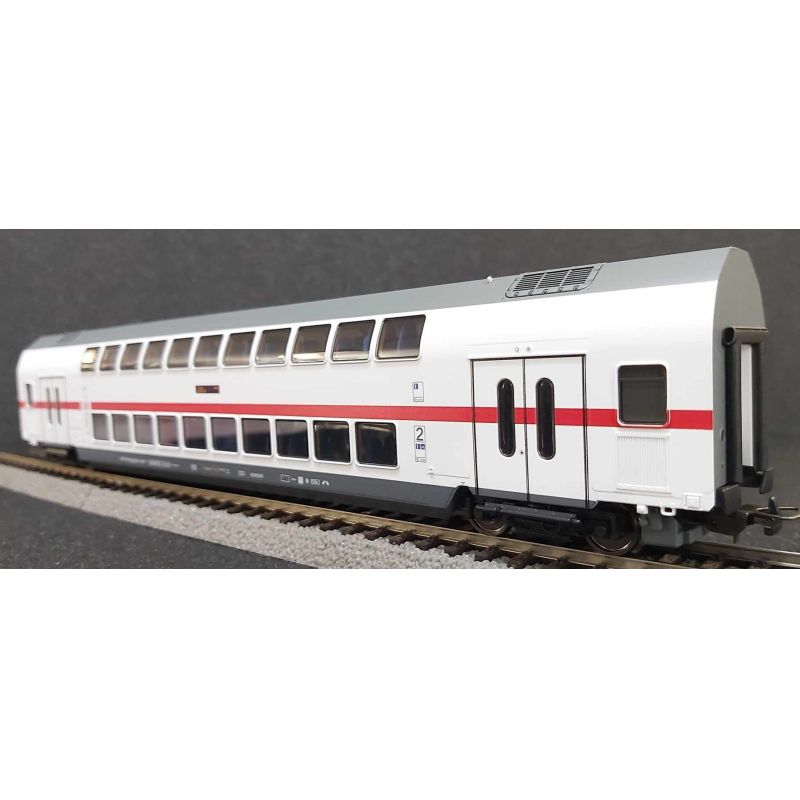 Piko 58801 Emeletes személykocsi, 2.o., BDpza, IC-festés, DB AG VI