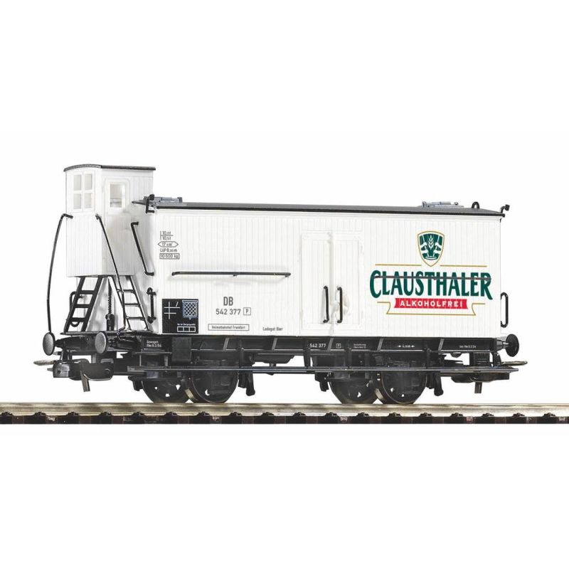 PIKO 58931 Sörszállító zárt teherkocsi fékházzal G02, Clausthaler, DB III