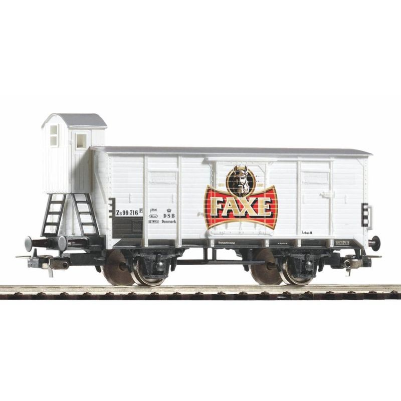 PIKO 58933 Zárt teherkocsi fékházzal G02, Faxe, DSB III