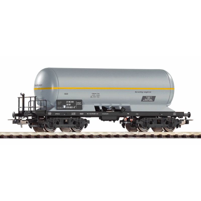 PIKO 58986 Tartálykocsi fékhíddal, gázszállító, Uahk0768, DR IV
