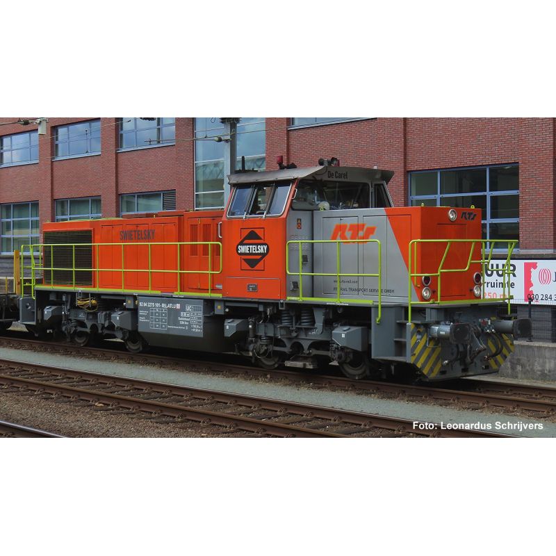 PIKO 59378 ~dízel mozdony/Sound G1206 RTS-Swietelsky NL VI + 8pol. Dec.