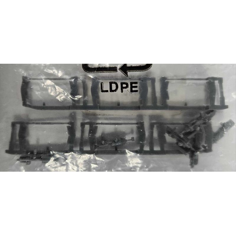 Piko 59740-36 Alkatrész, forgóváz alkatrész, Ludmilla BR130, dízelmozdonyhoz