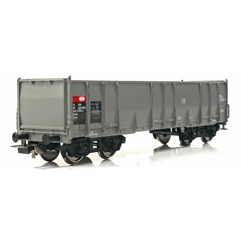 PIKO 98553F3 Magasított oldalfalú kocsi, Eaos, SBB VI, 3.psz.