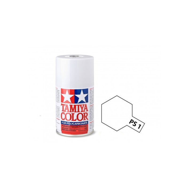Tamiya PS-1  86001  Polycarbonát festék spray - Fehér