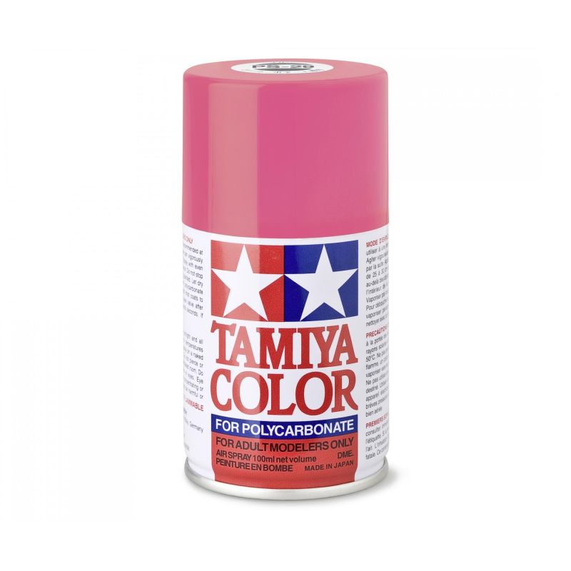 Tamiya PS-29 Polycarbonát spray Fluo Pink