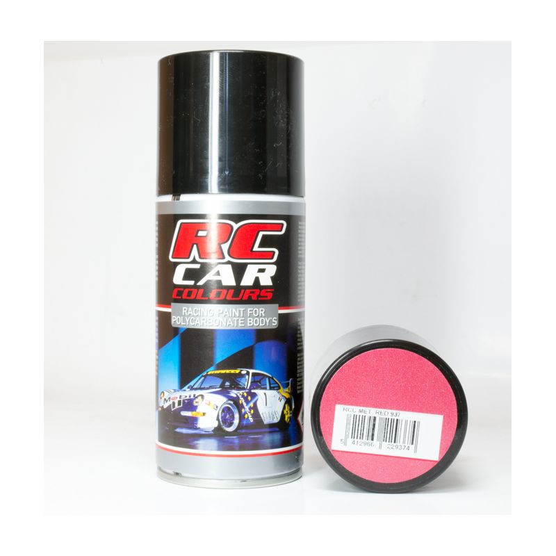 RC Car karosszéria festék metál piros