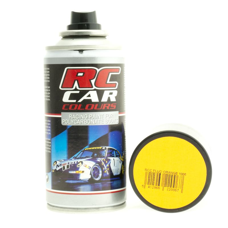 RC autó karosszéria festék fluoreszkáló narancs