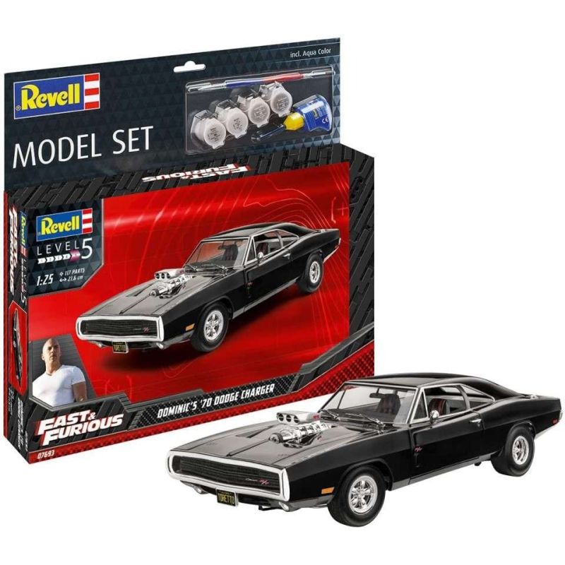 Revell 67693 Halálos Iramban - Dominic Toretto1970 Dodge Charger makett szett