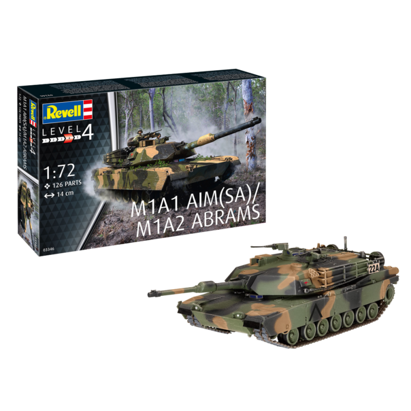 Revell 03346 M1A1 AIM(SA)/ M1A2 Abrams  1:72