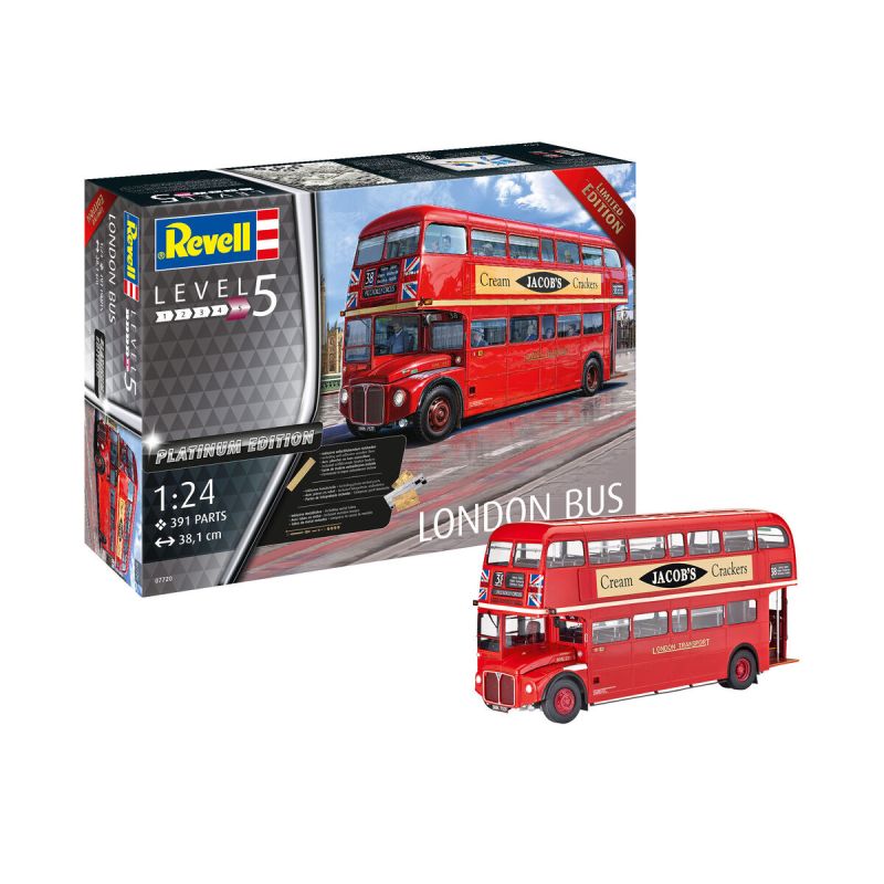 Revell 07720 Emeletes londoni busz – Platinum kiadás 1:24
