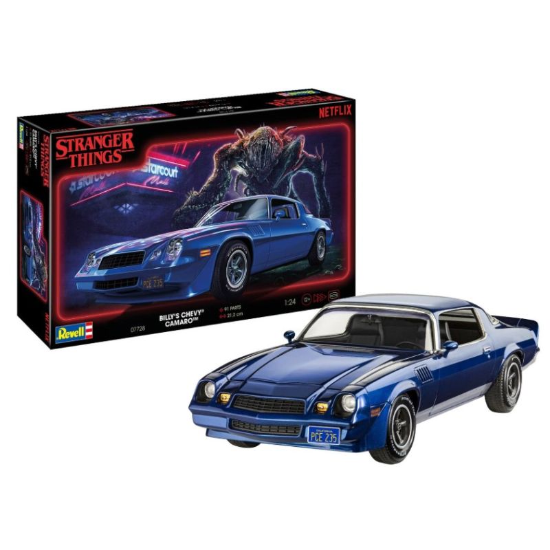 Revell 07728 Billy's Chevy Chamaro 1:24 Stranger Things